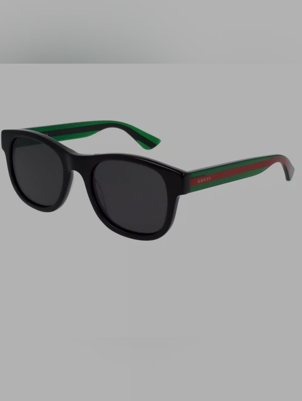 Gucci Black Men's Square RX-Sunglasses GG0003SN Grey Lenses